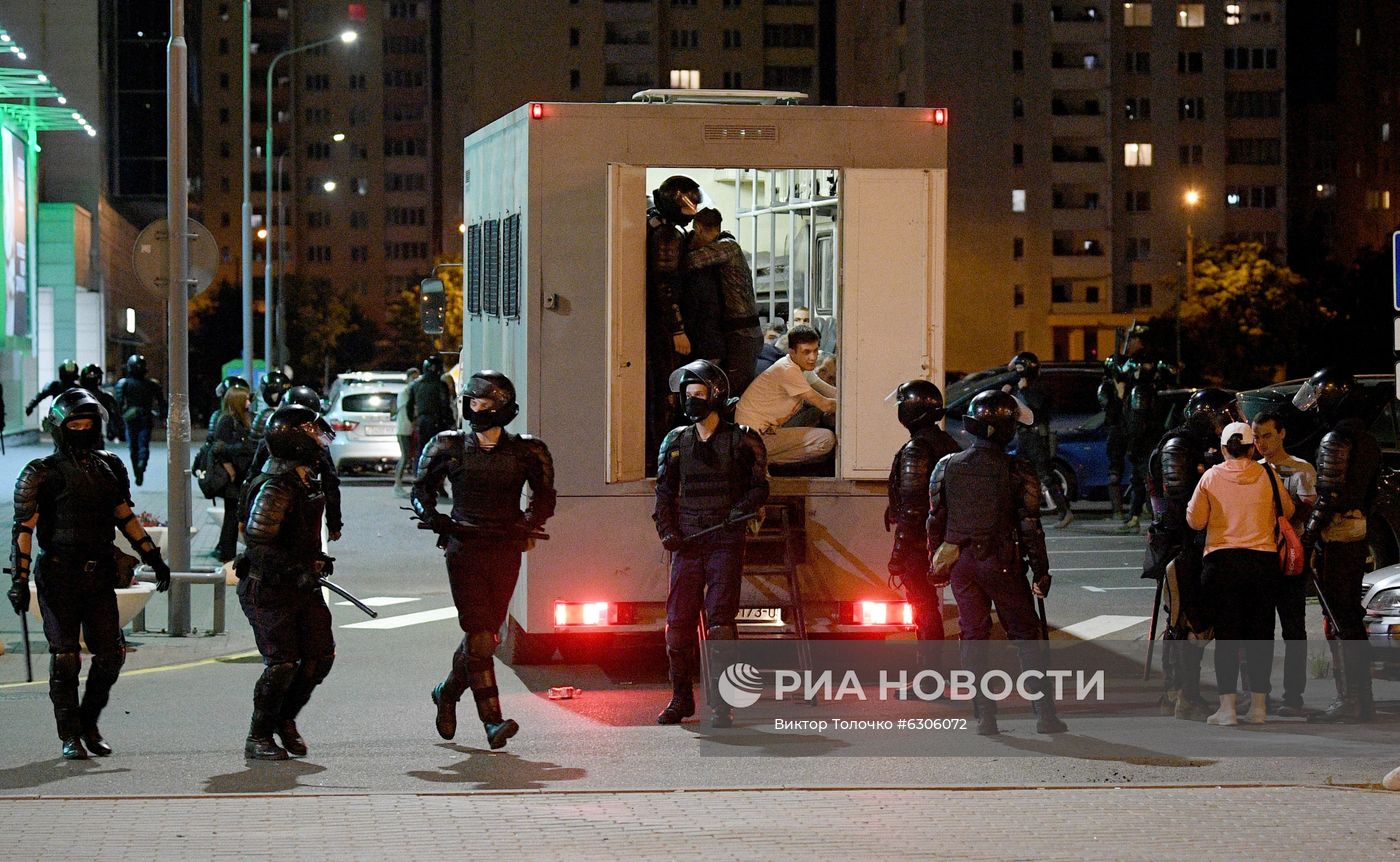 Протесты в Минске