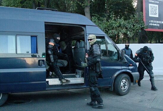 Протесты в Минске