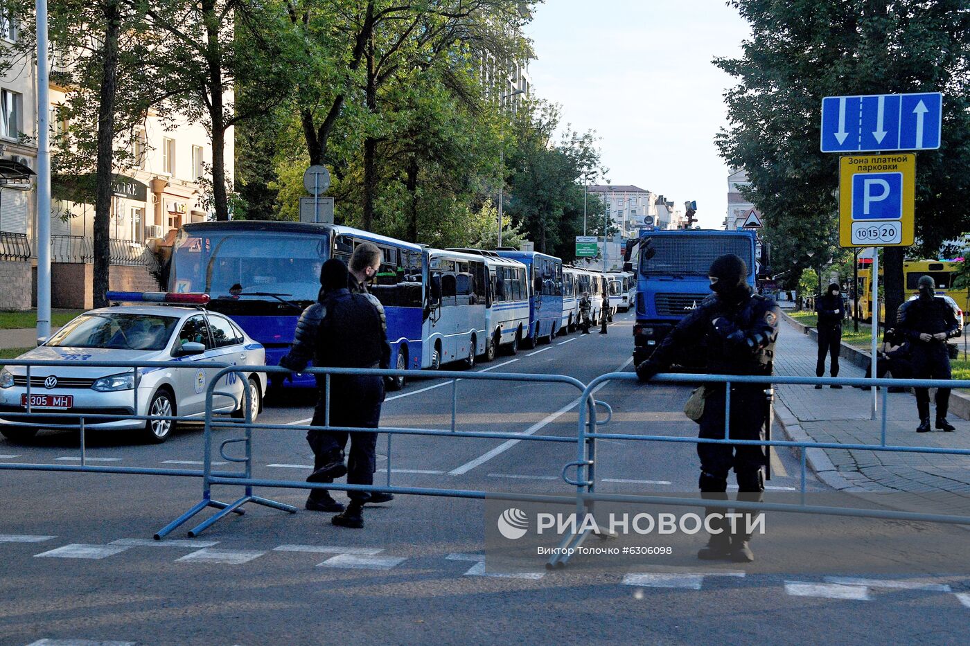 Протесты в Минске