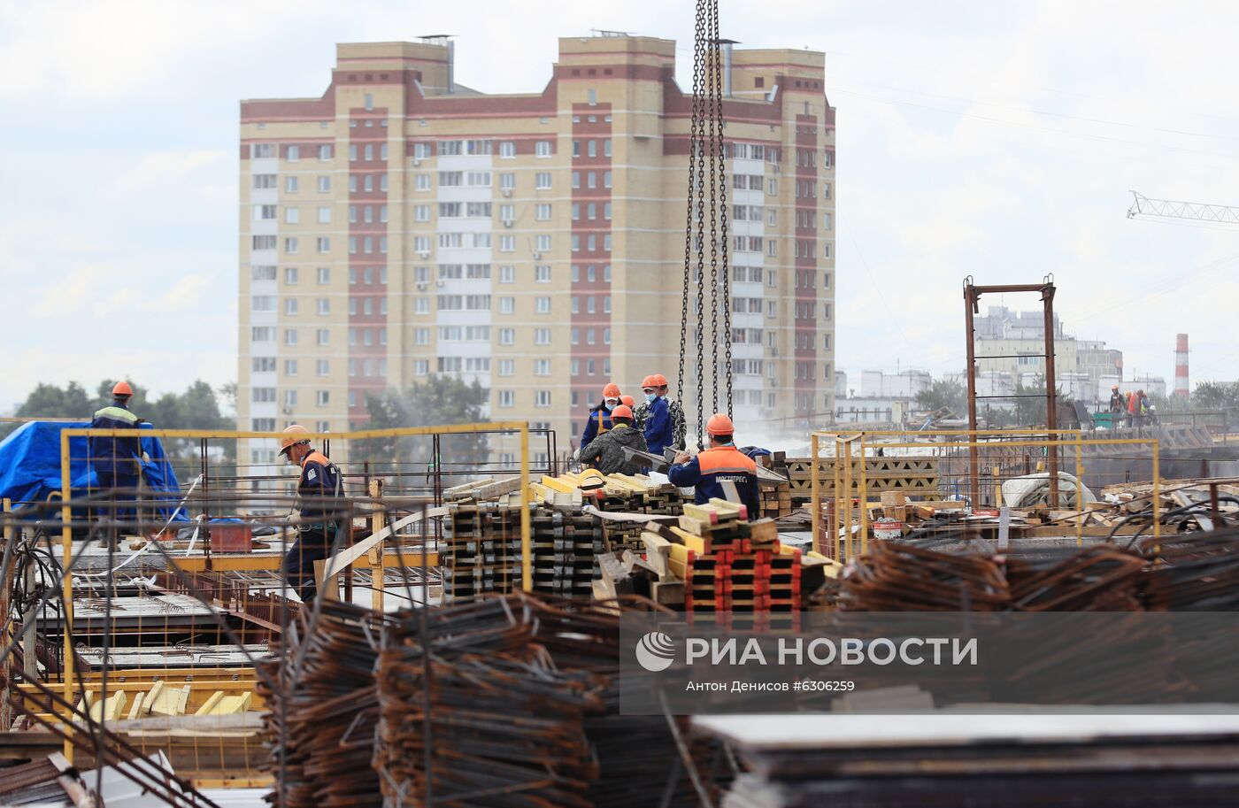 Строительство участка Северо-Восточной хорды в Москве