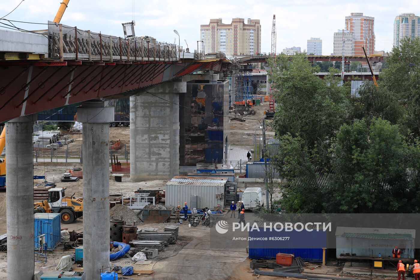 Строительство участка Северо-Восточной хорды в Москве