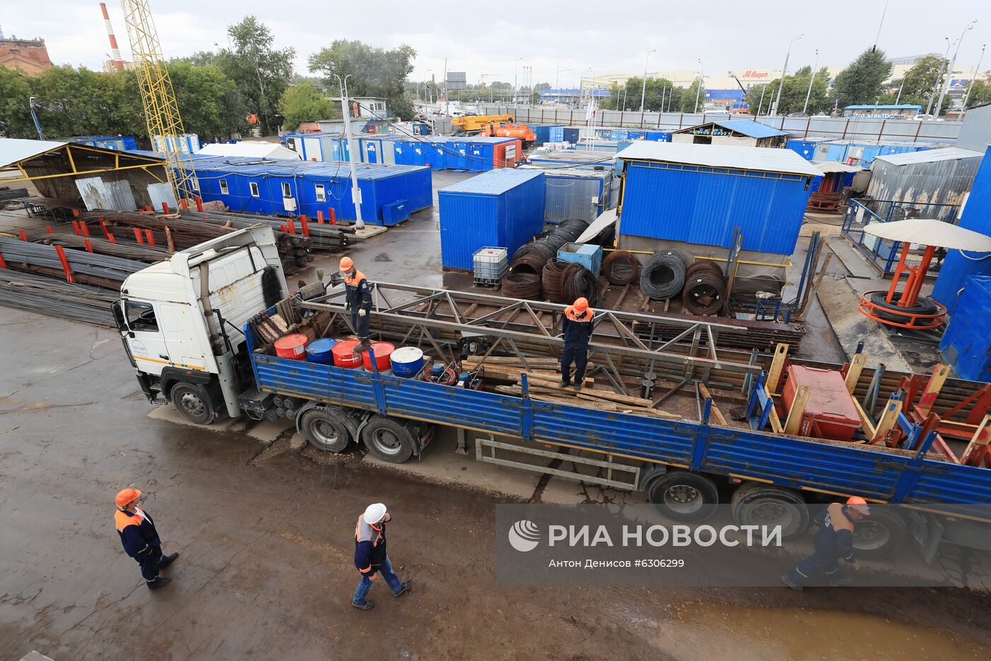 Строительство участка Северо-Восточной хорды в Москве