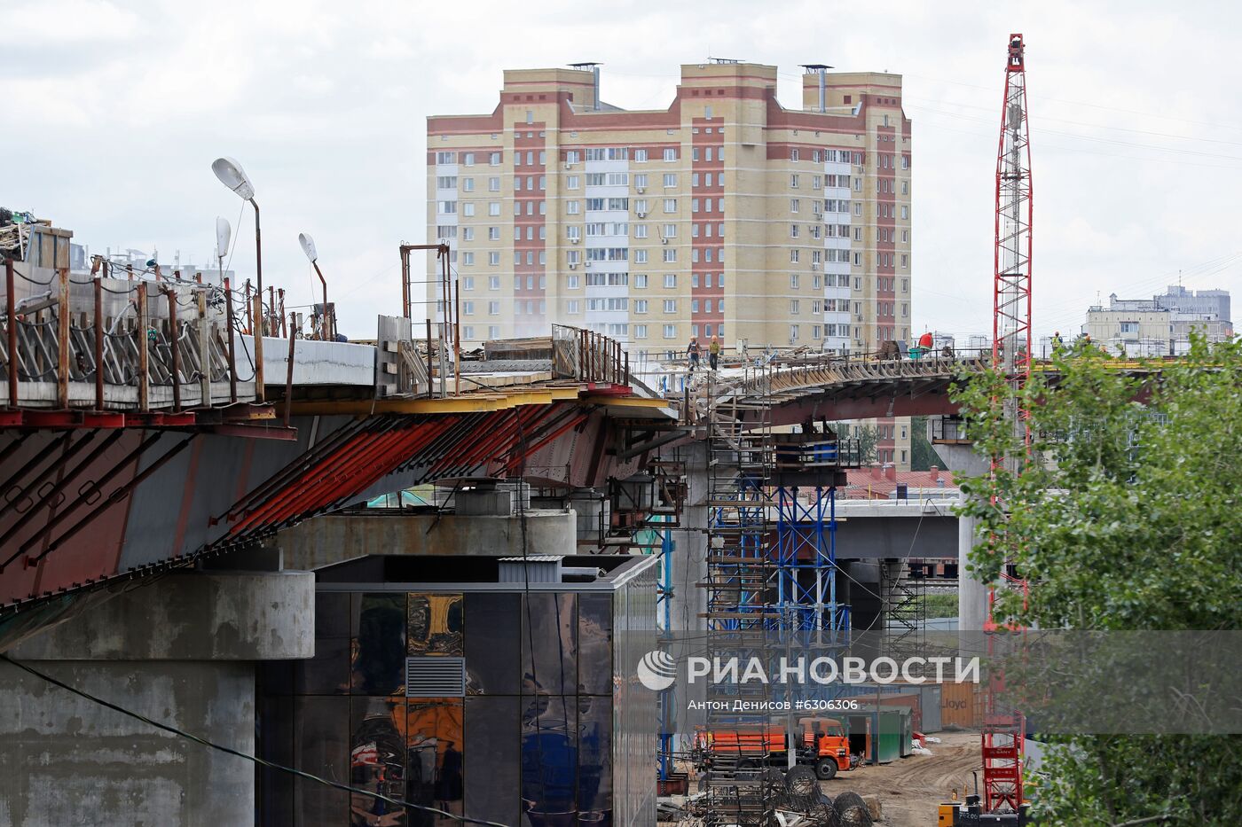 Строительство участка Северо-Восточной хорды в Москве