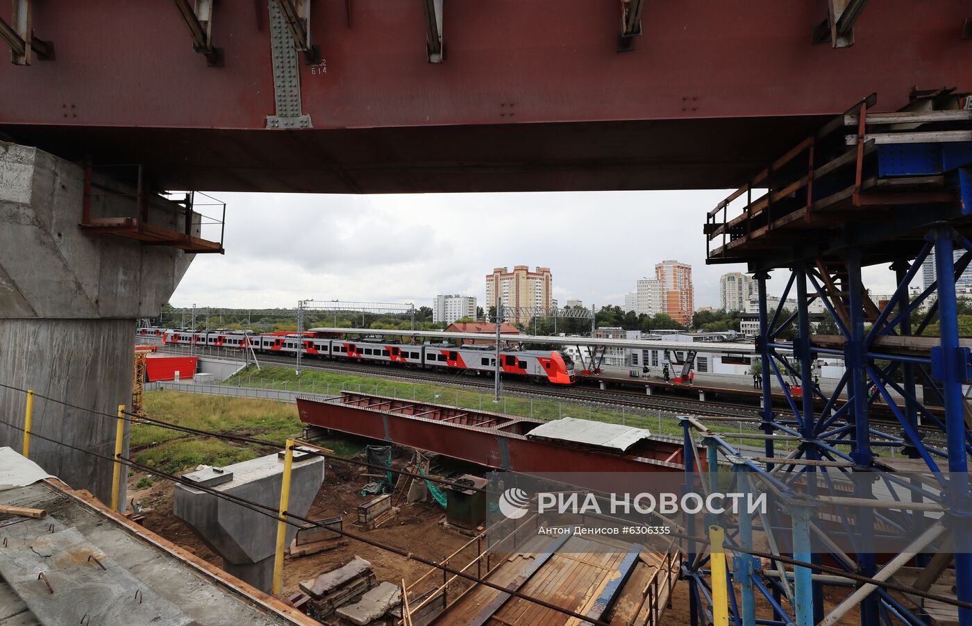 Строительство участка Северо-Восточной хорды в Москве