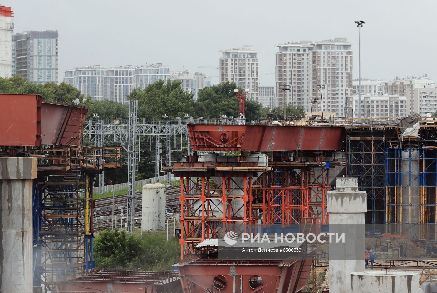 Строительство участка Северо-Восточной хорды в Москве