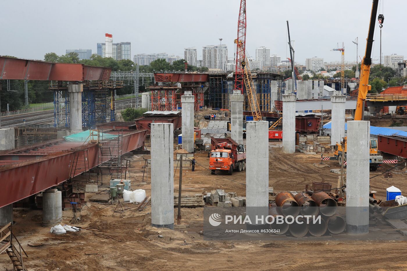 Строительство участка Северо-Восточной хорды в Москве