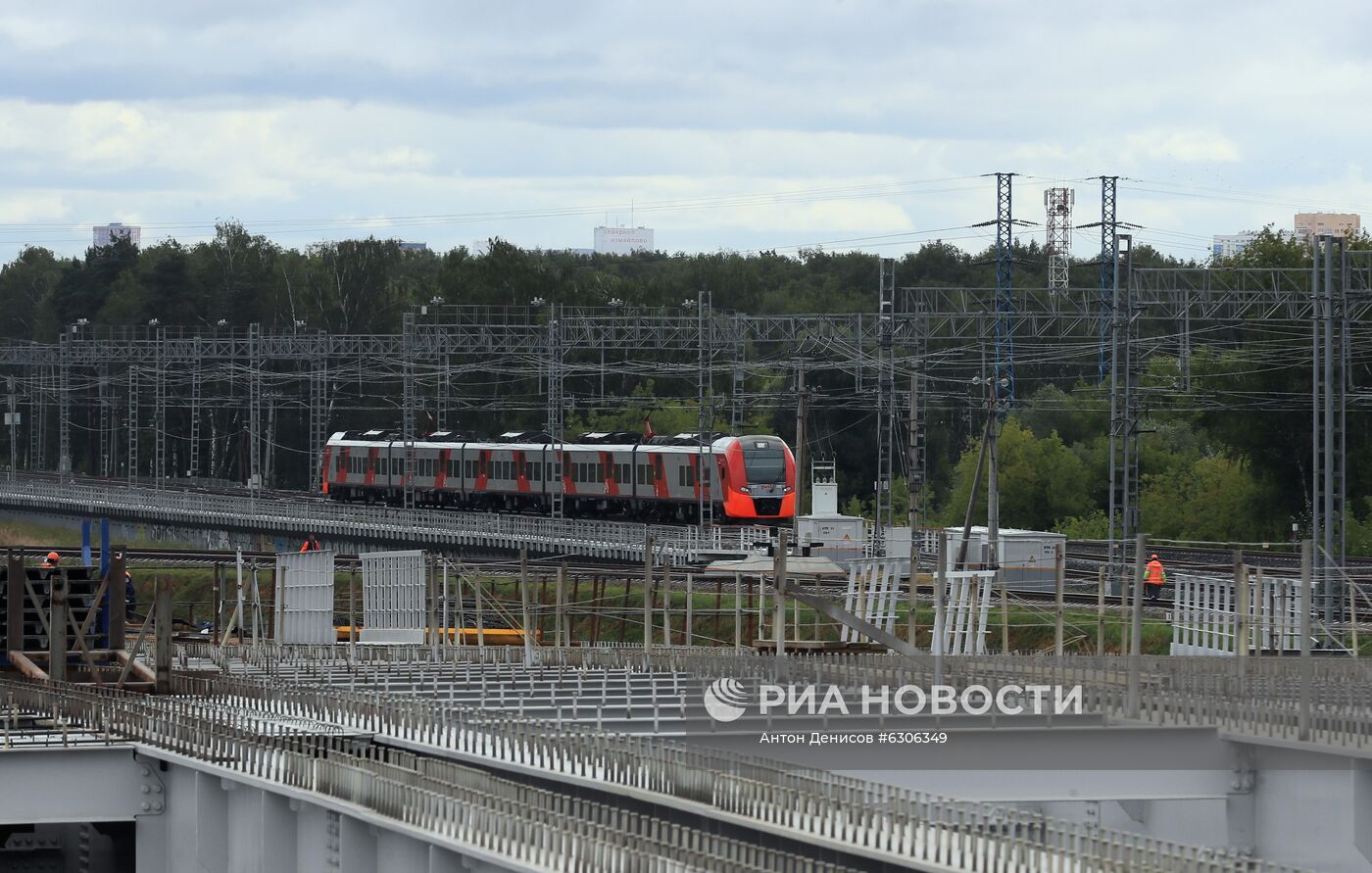 Строительство участка Северо-Восточной хорды в Москве