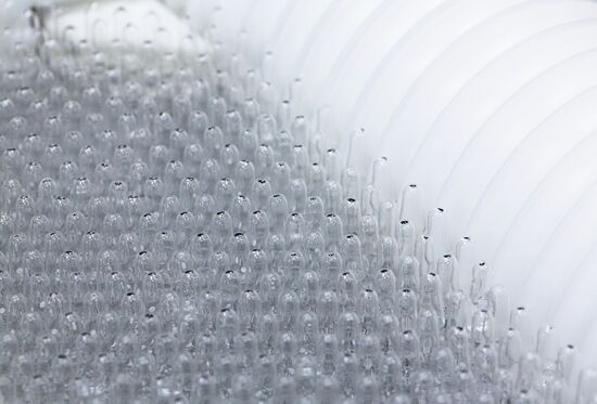 Производство вакцины от COVID-19 на фармацевтическом заводе "Биннофарм"