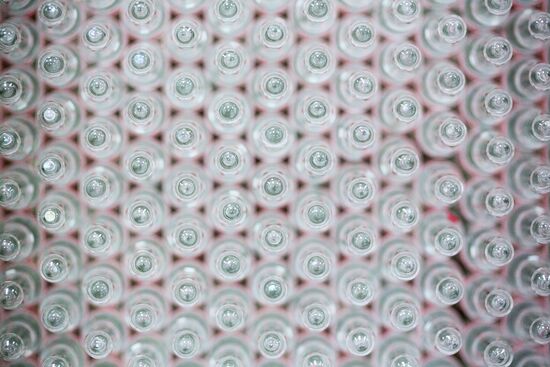 Производство вакцины от COVID-19 на фармацевтическом заводе "Биннофарм"