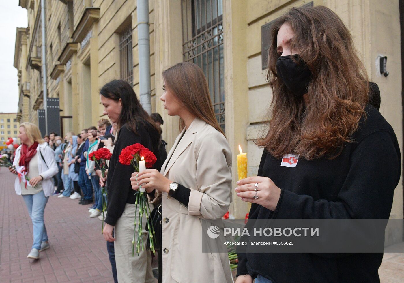 Ситуация у посольства Белоруссии в Санкт-Петербурге