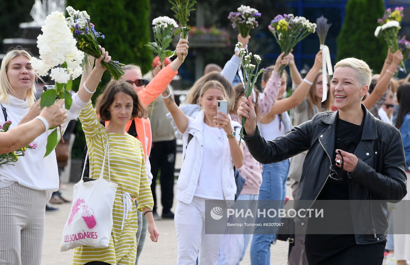 Мирная акция протеста в Минске