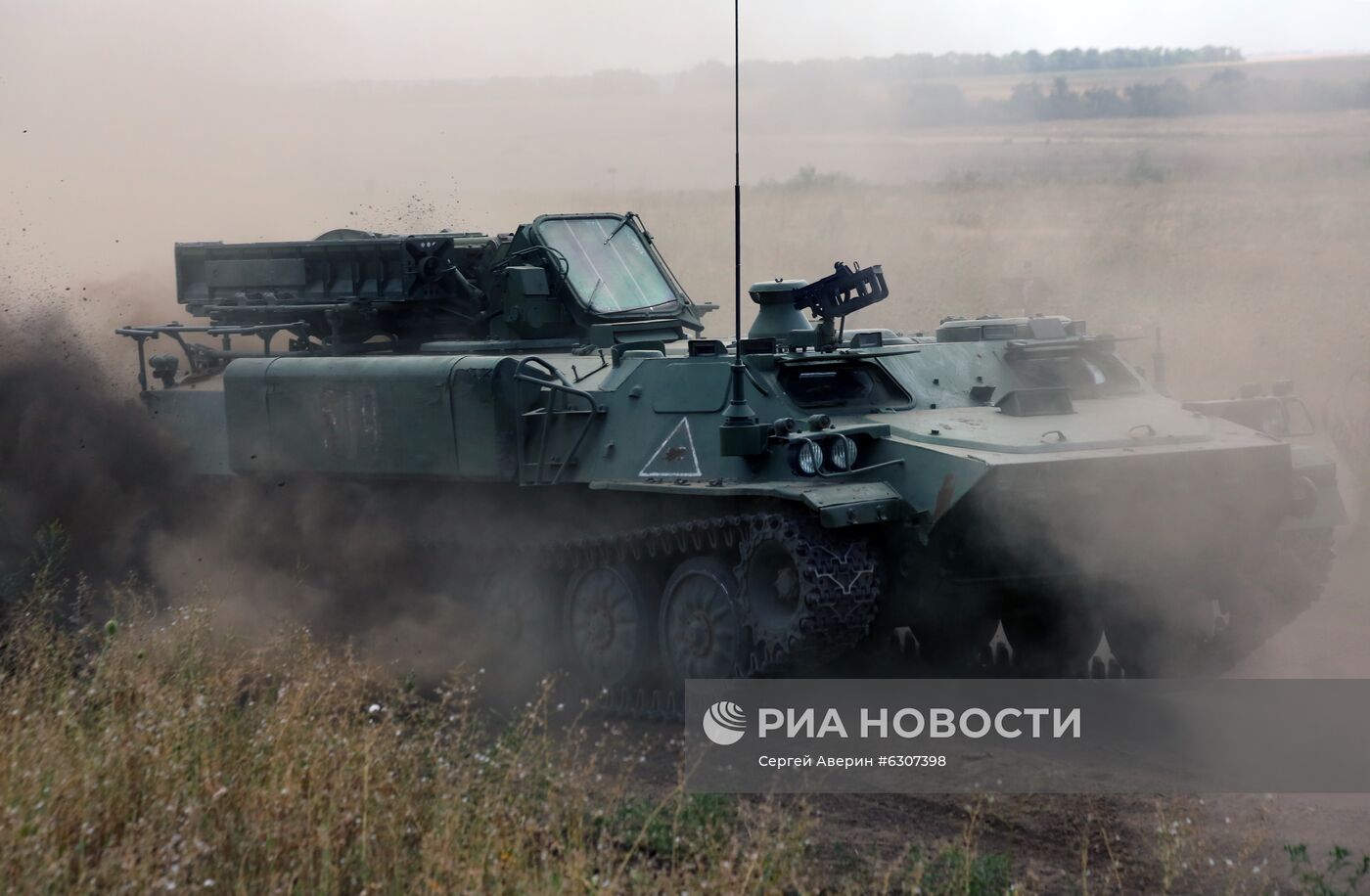 Военные сборы зенитных войск ДНР