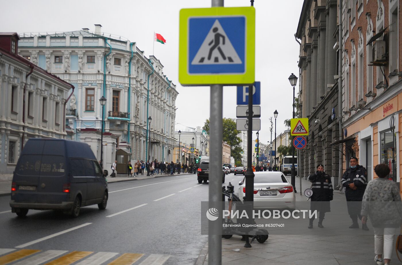 Ситуация у посольства Белоруссии в Москве | РИА Новости Медиабанк