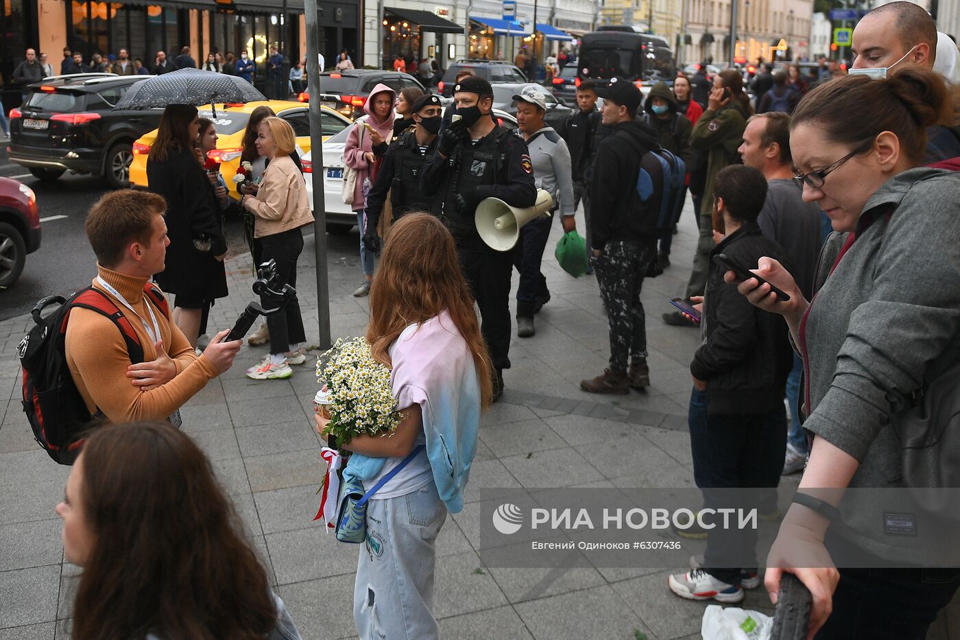 Ситуация у посольства Белоруссии в Москве