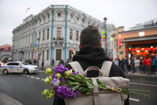 Ситуация у посольства Белоруссии в Москве