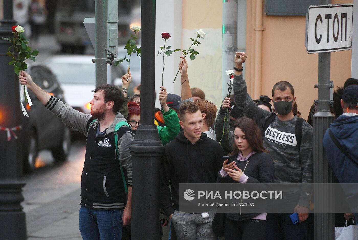 Ситуация у посольства Белоруссии в Москве