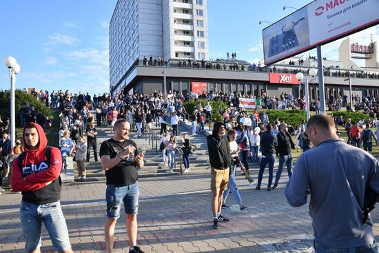 Протесты в Минске