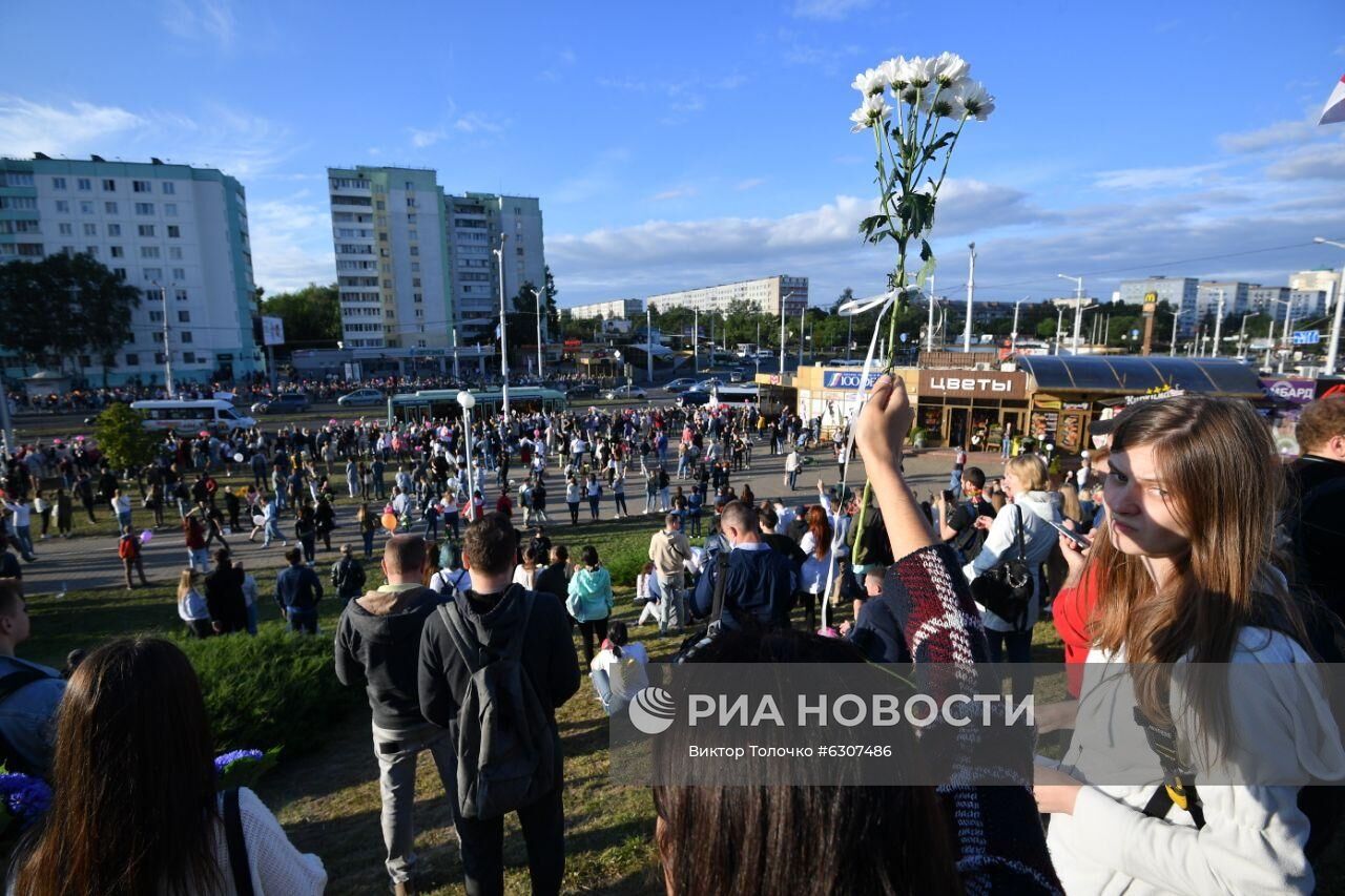 Протесты в Минске