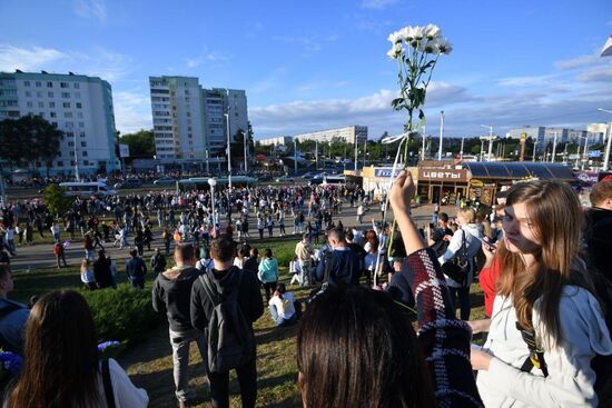 Протесты в Минске