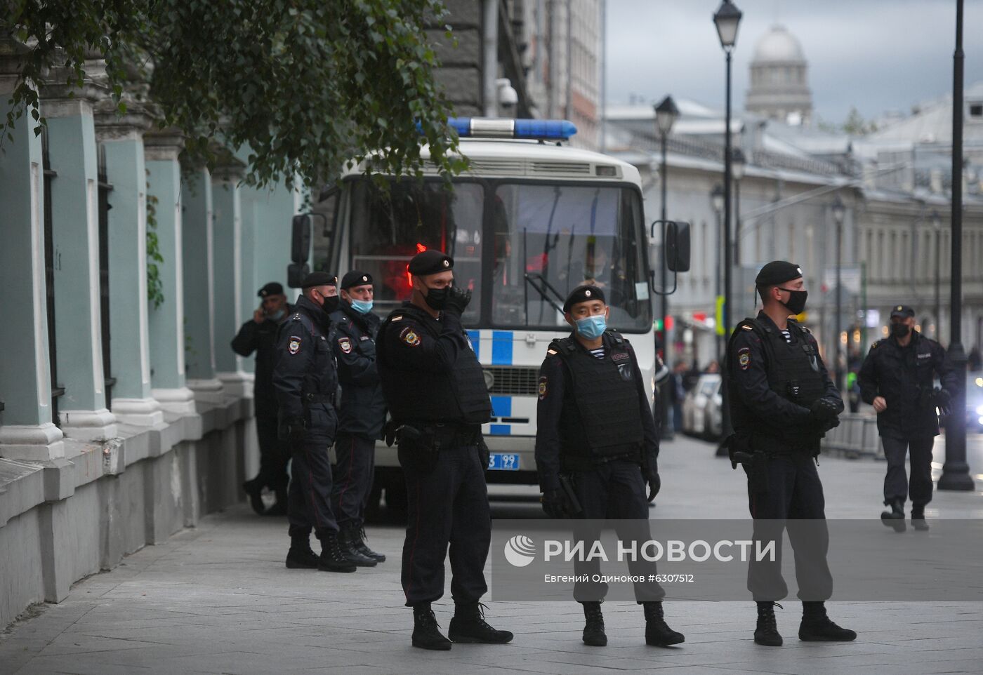 Ситуация у посольства Белоруссии в Москве