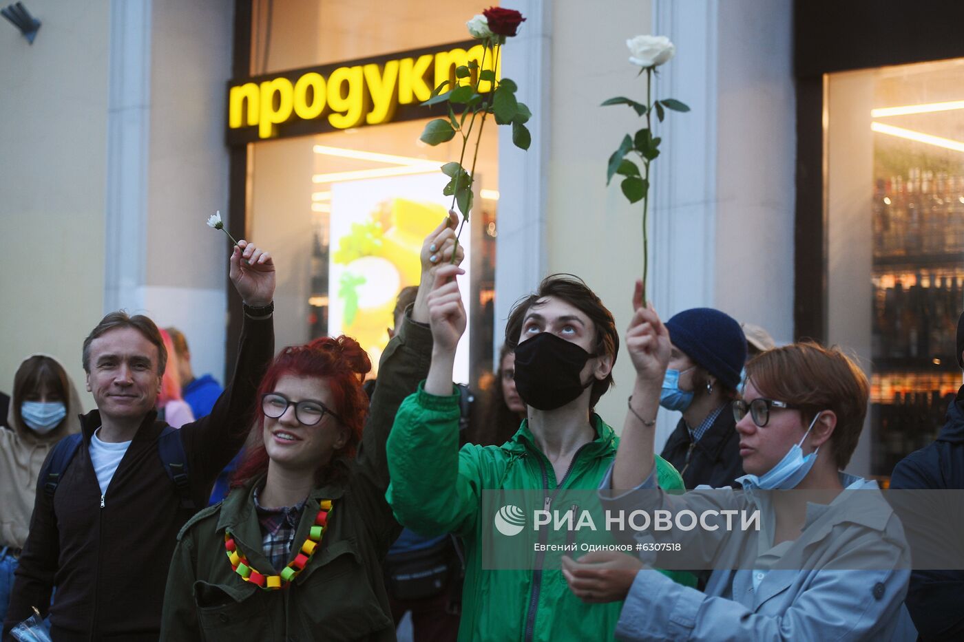 Ситуация у посольства Белоруссии в Москве