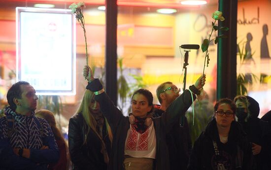 Ситуация у посольства Белоруссии в Москве