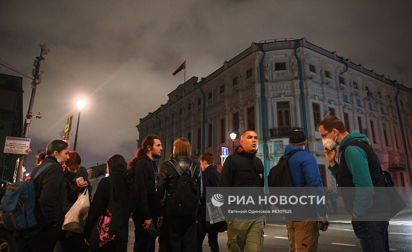 Ситуация у посольства Белоруссии в Москве