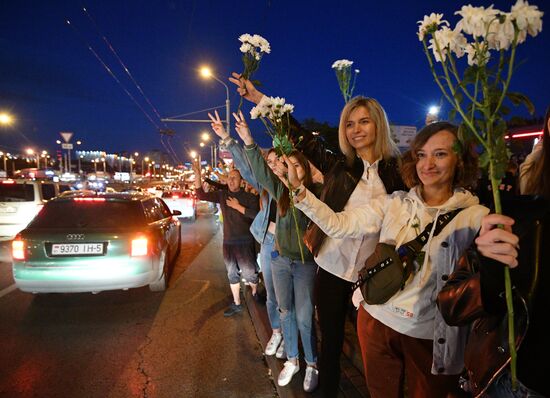 Протесты в Минске