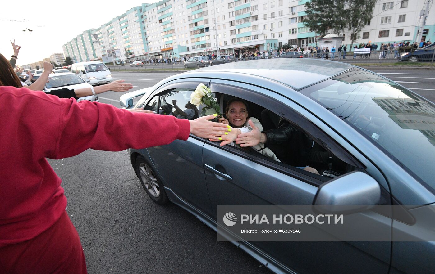 Протесты в Минске