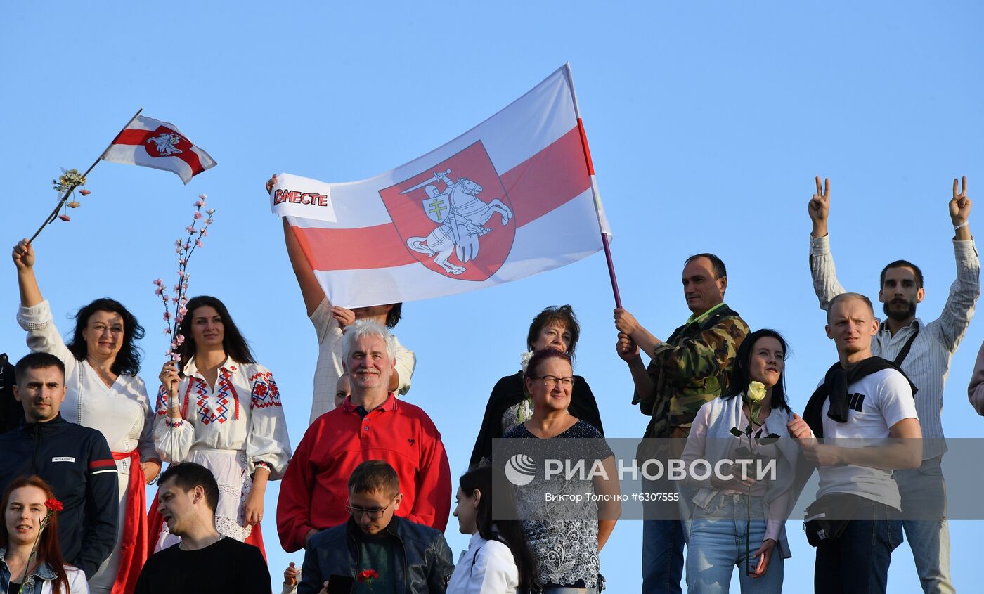 Протесты в Минске