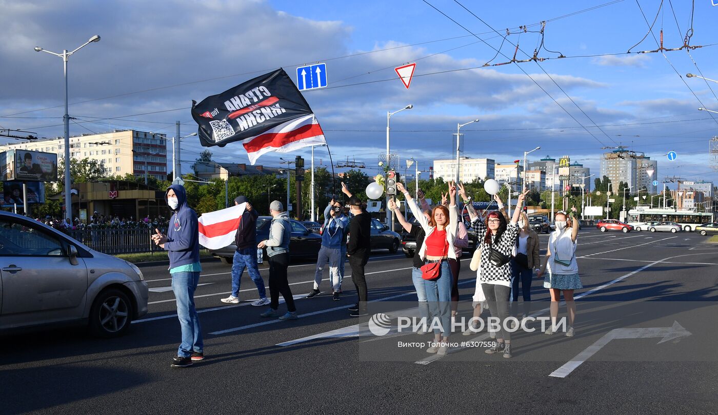 Протесты в Минске