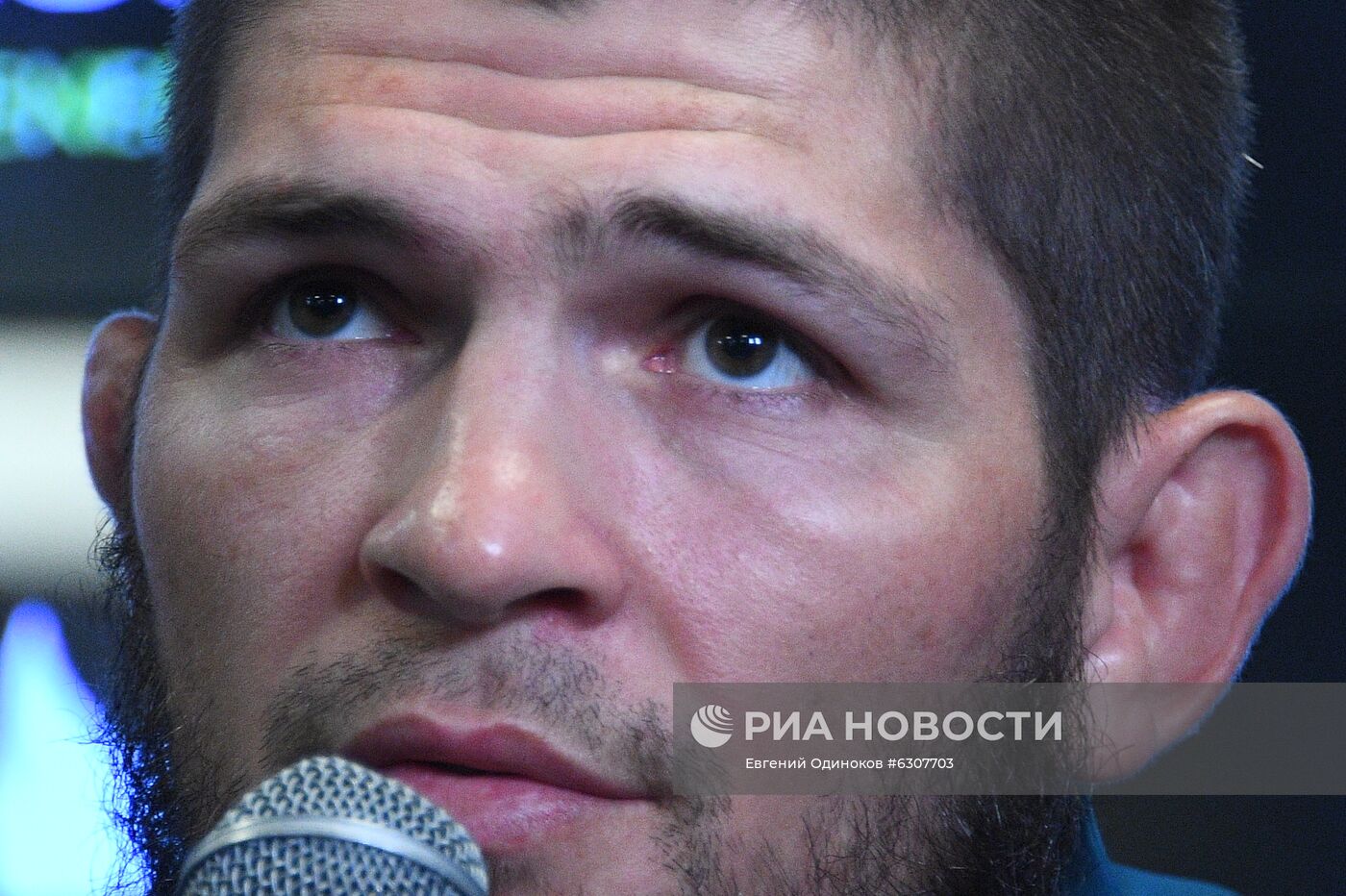 Пресс-конференция чемпиона UFC Х. Нурмагомедова