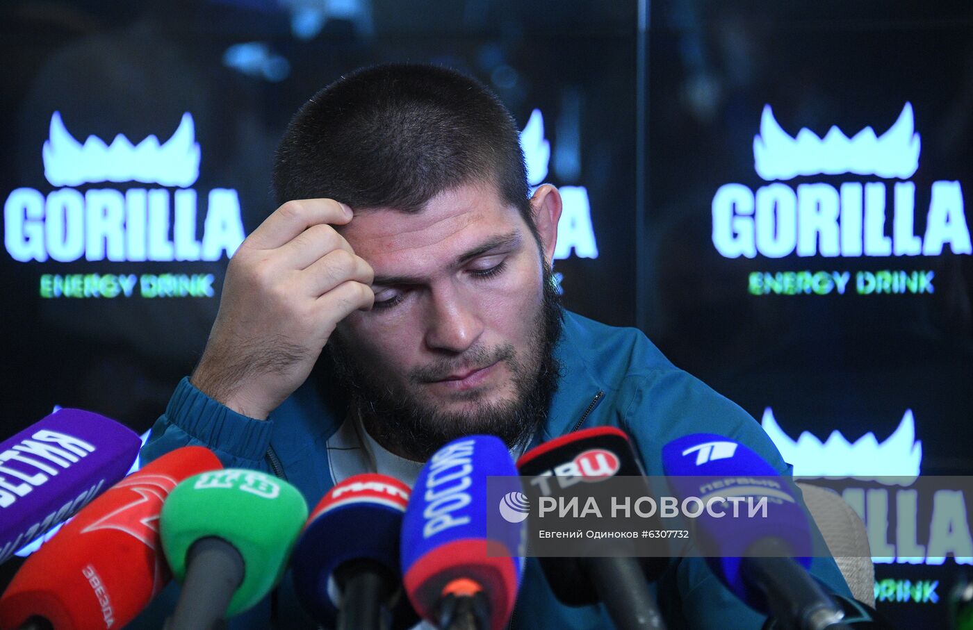 Пресс-конференция чемпиона UFC Х. Нурмагомедова