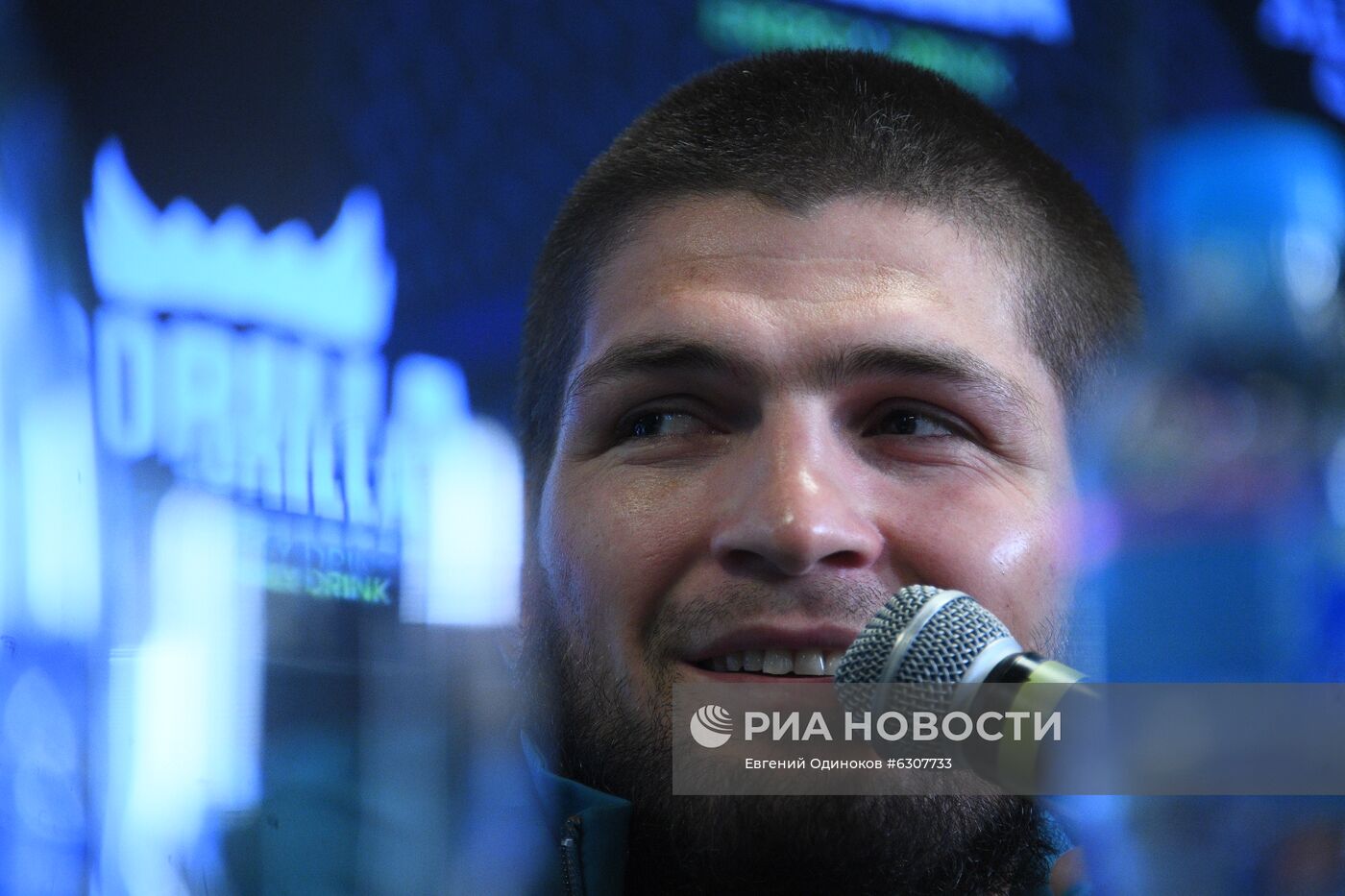 Пресс-конференция чемпиона UFC Х. Нурмагомедова