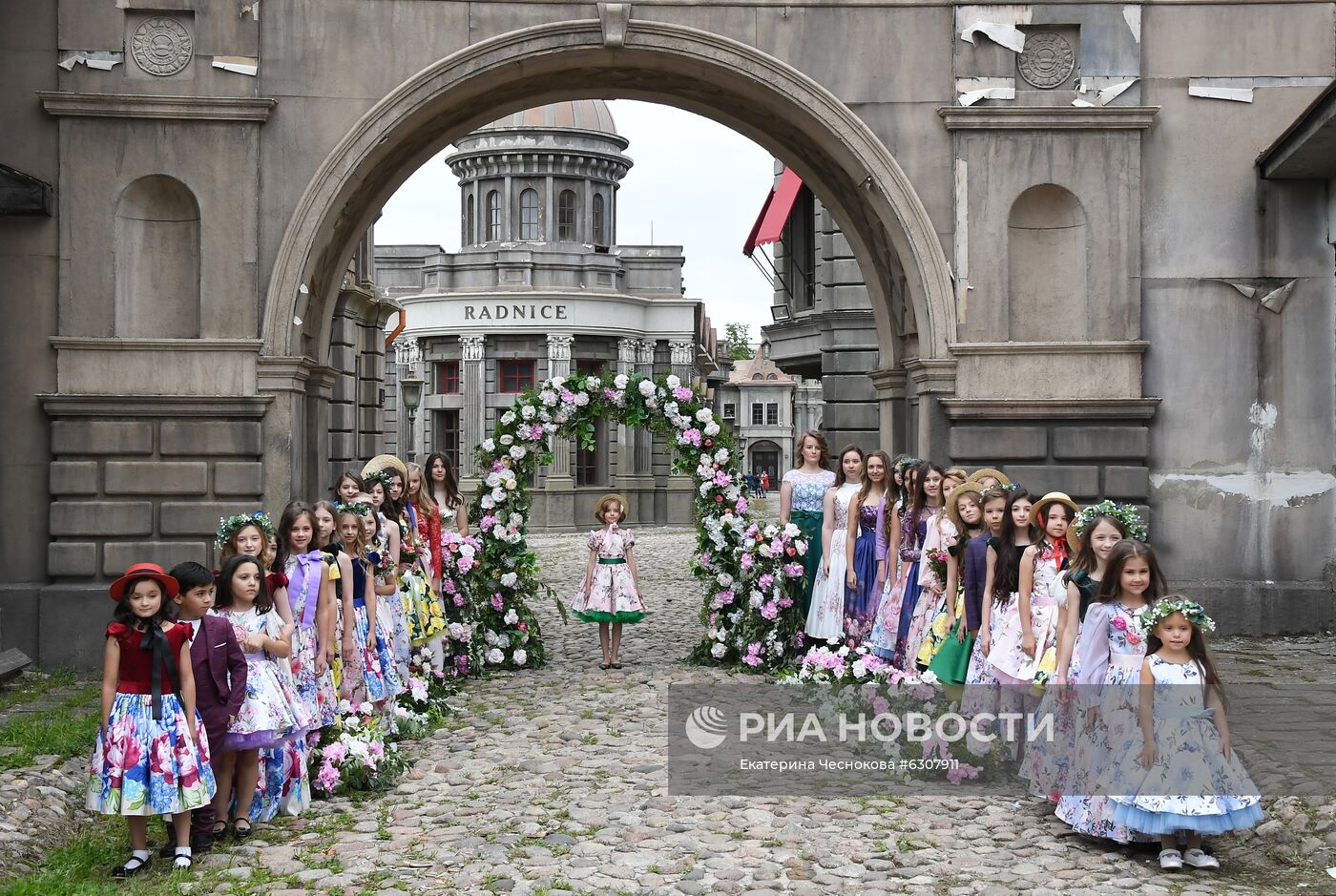 Показ детской моды в формате киносъемки в Москве  