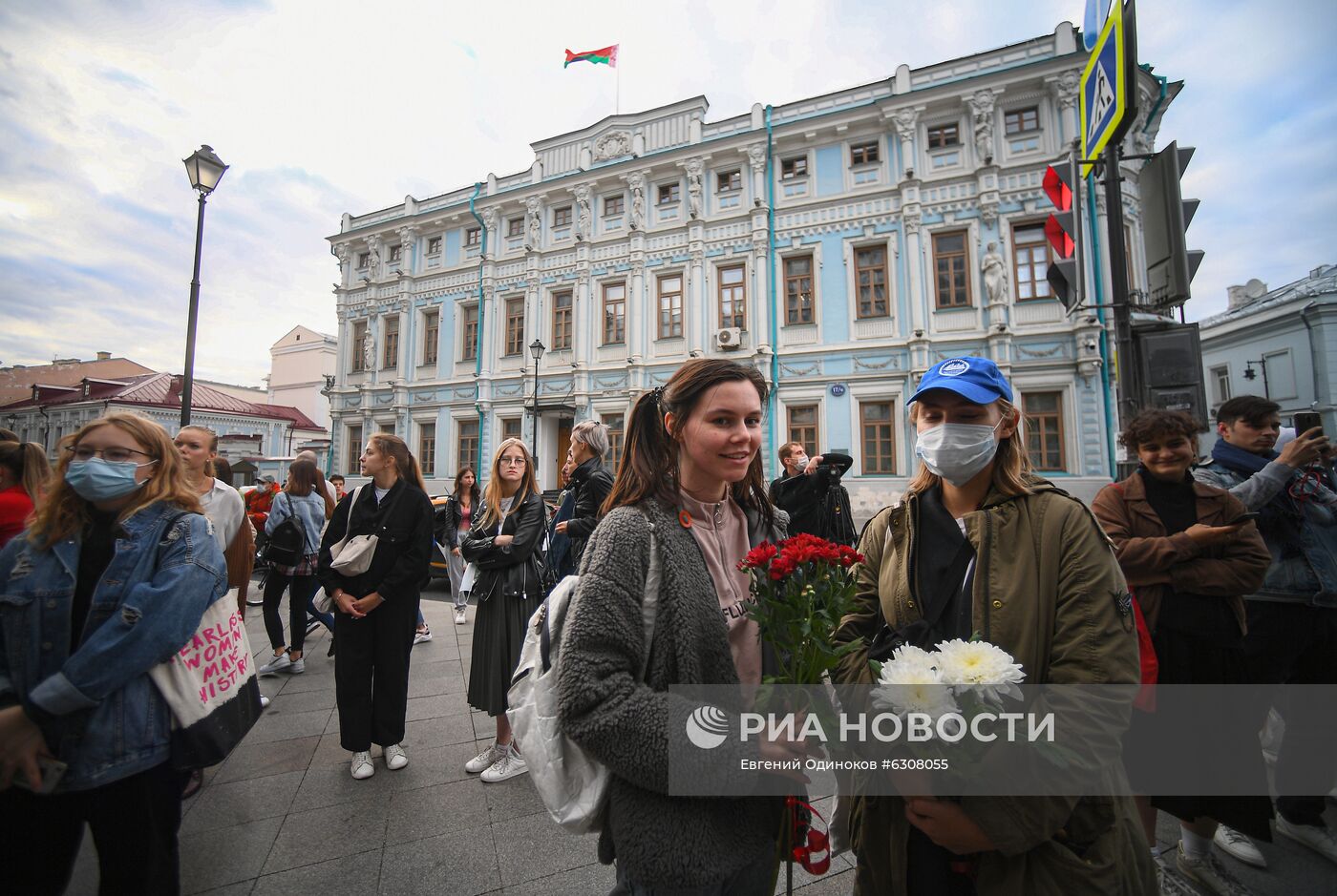 Ситуация у посольства Белоруссии в Москве