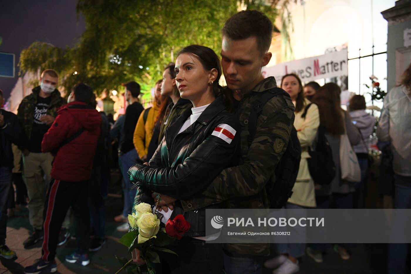 Ситуация у посольства Белоруссии в Москве