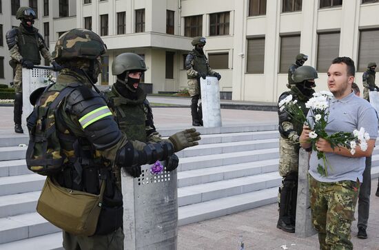 Протесты в Минске