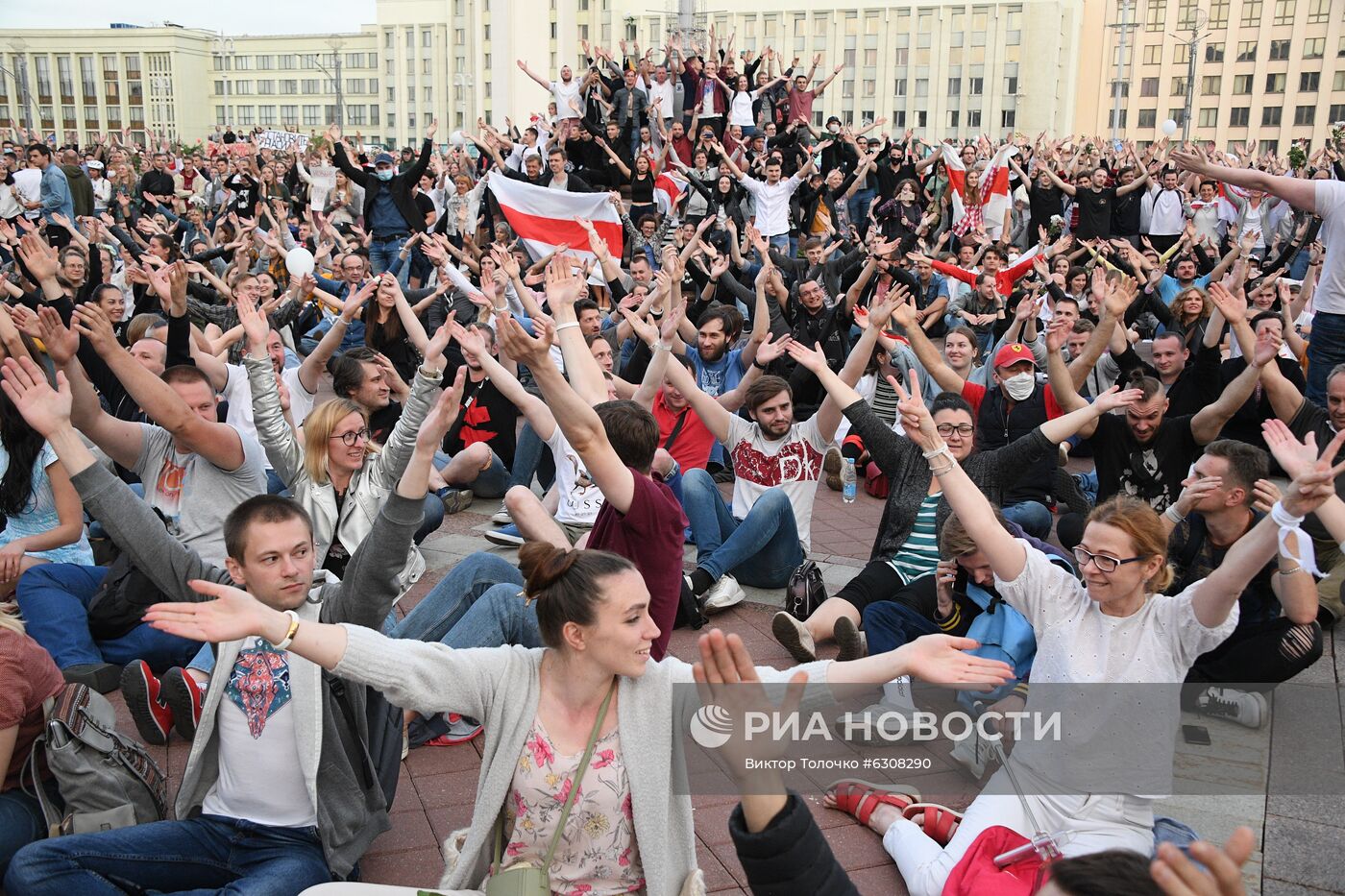 Протесты в Минске