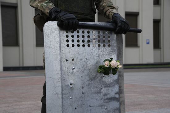 Протесты в Минске