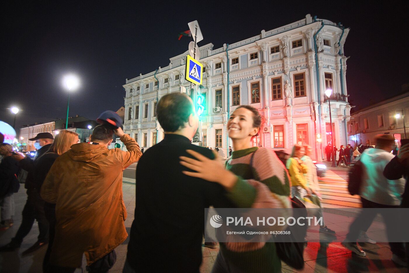 Ситуация у посольства Белоруссии в Москве