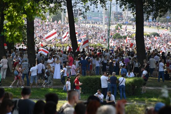 Общегражданский марш "За свободу" в Минске