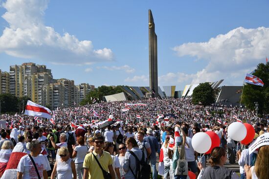 Общегражданский марш "За свободу" в Минске