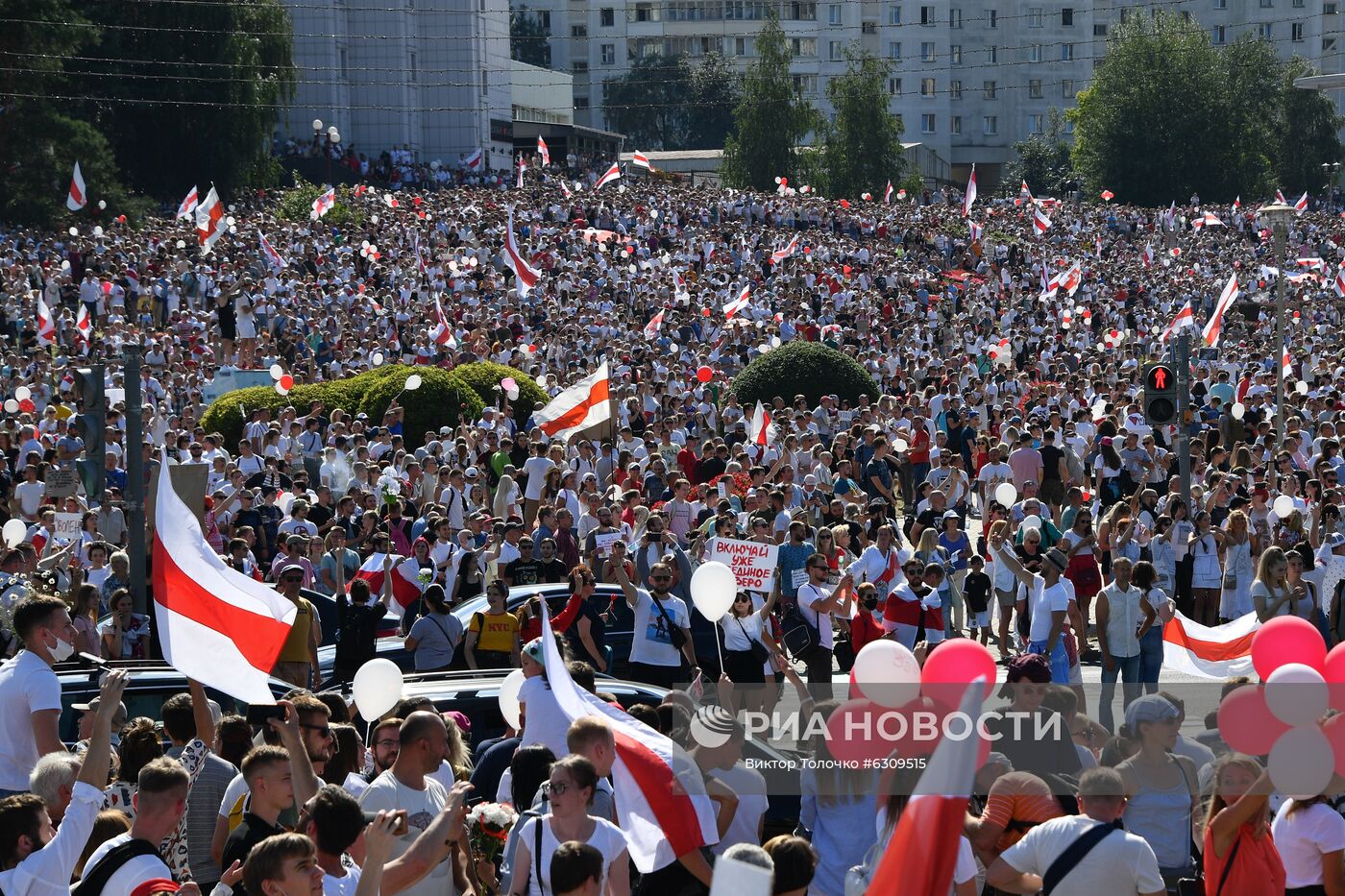 Общегражданский марш "За свободу" в Минске