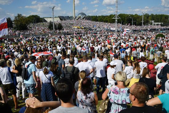 Общегражданский марш "За свободу" в Минске