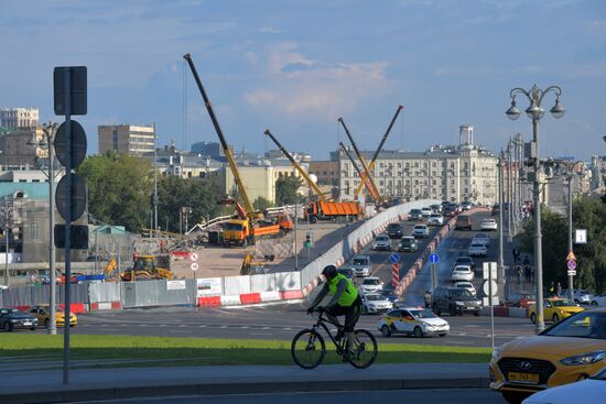 Ремонт Большого Каменного моста в Москве