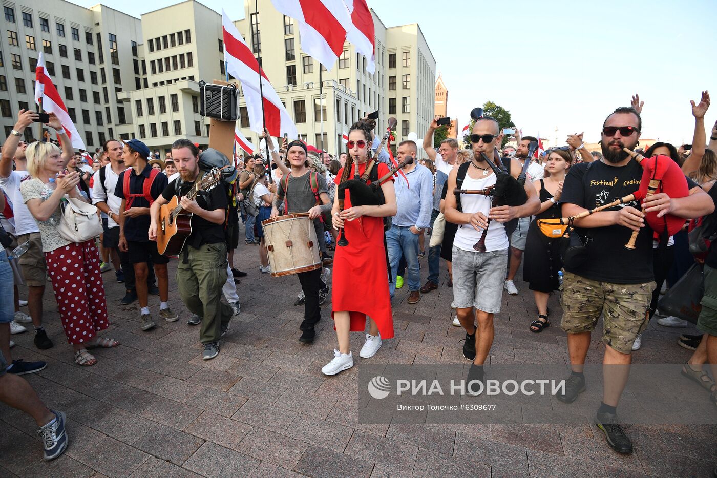 Общегражданский марш "За свободу" в Минске