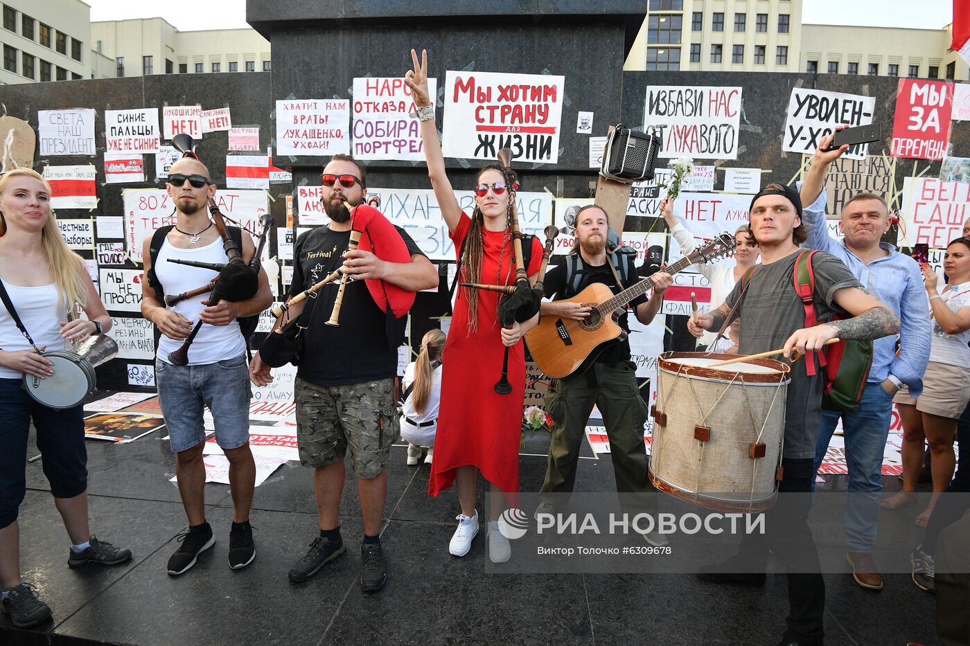 Общегражданский марш "За свободу" в Минске