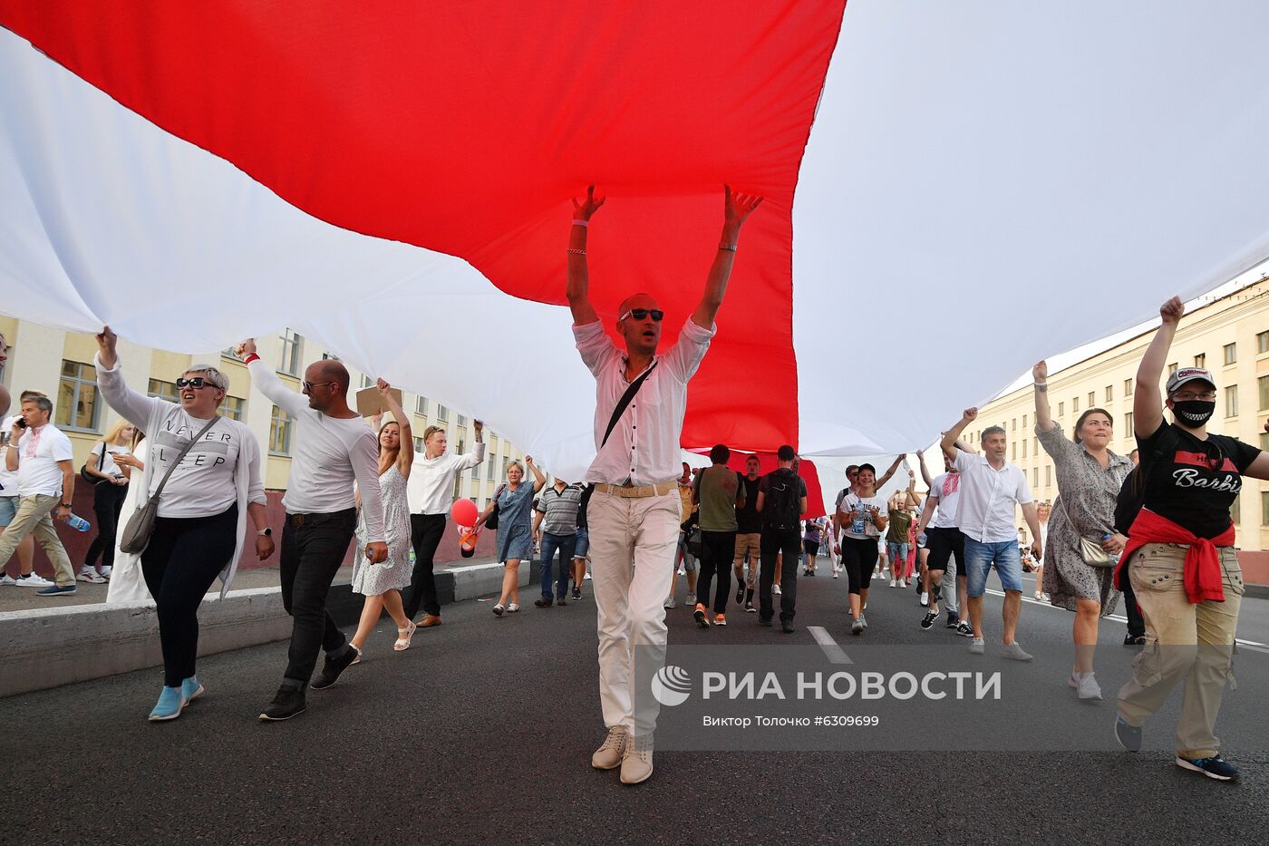 Общегражданский марш "За свободу" в Минске