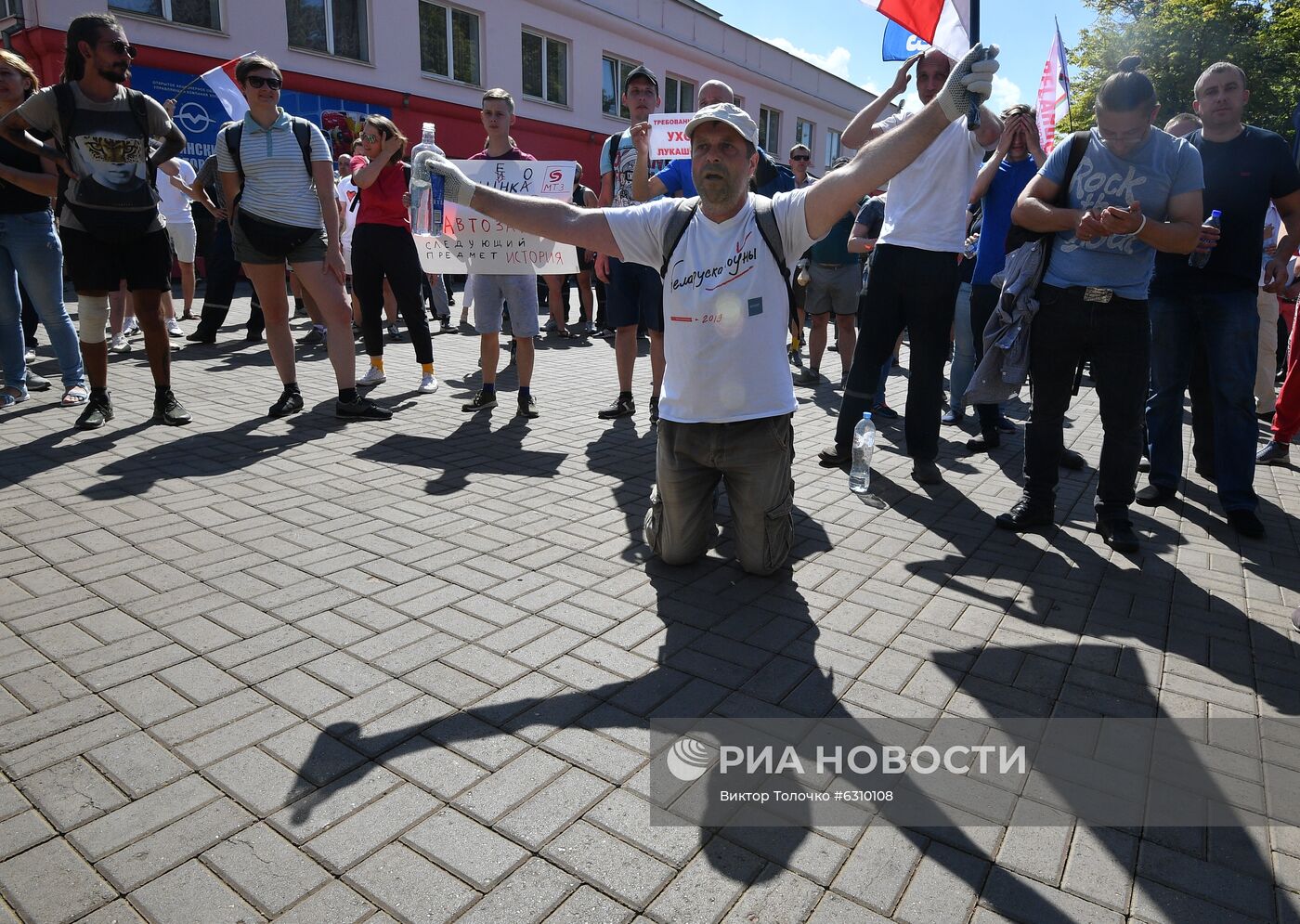 Акция работников заводов в Минске